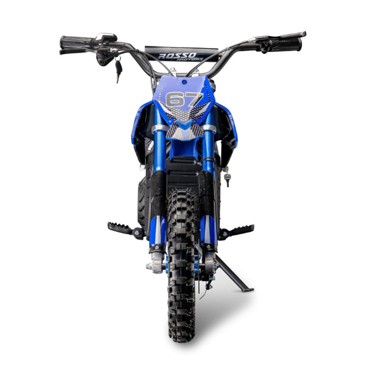 Rosso ebike x kids electric dirt bike blue