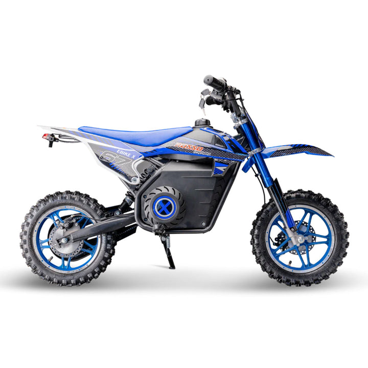 Rosso ebike x kids electric dirt bike blue