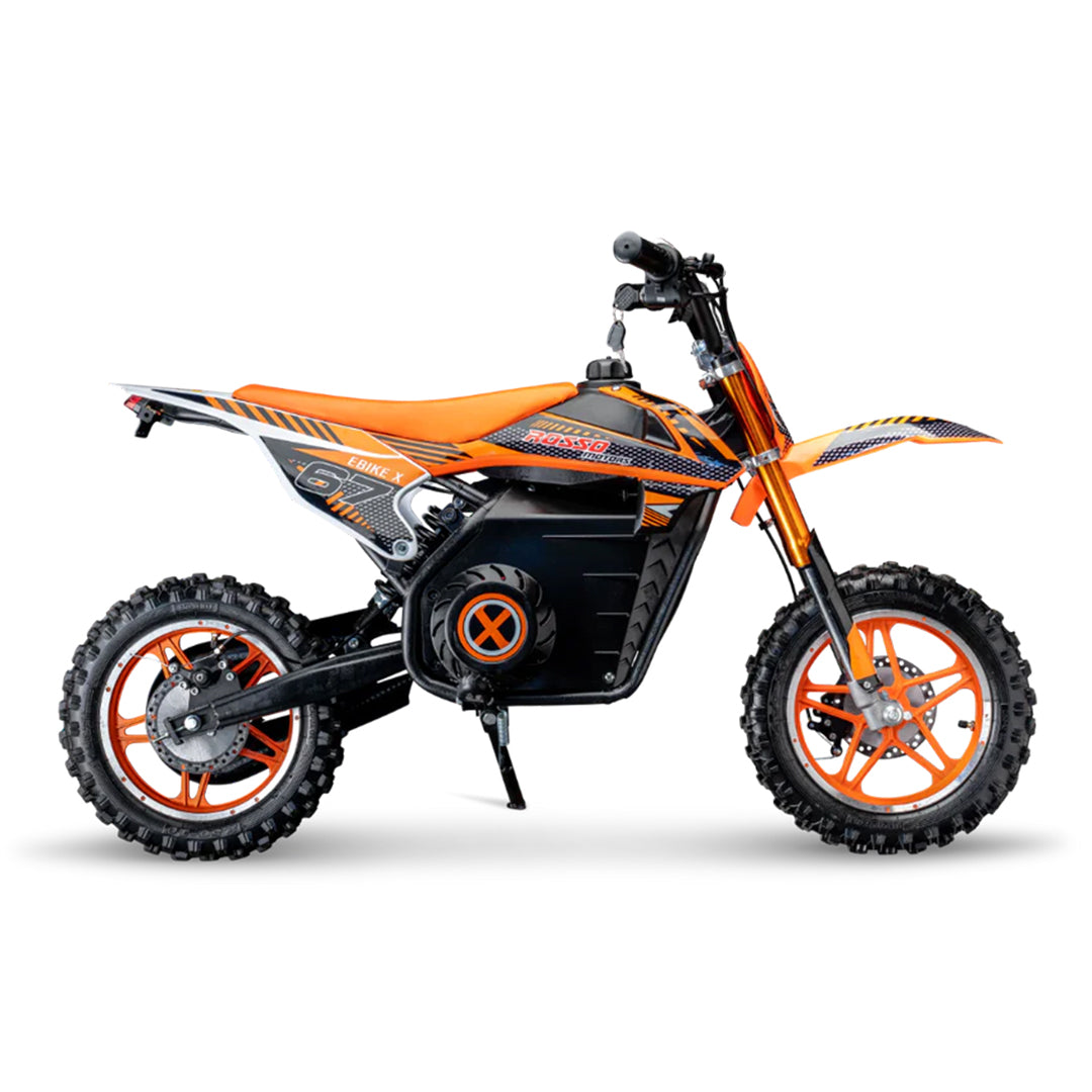 Rosso ebike x kids electric dirt bike blue