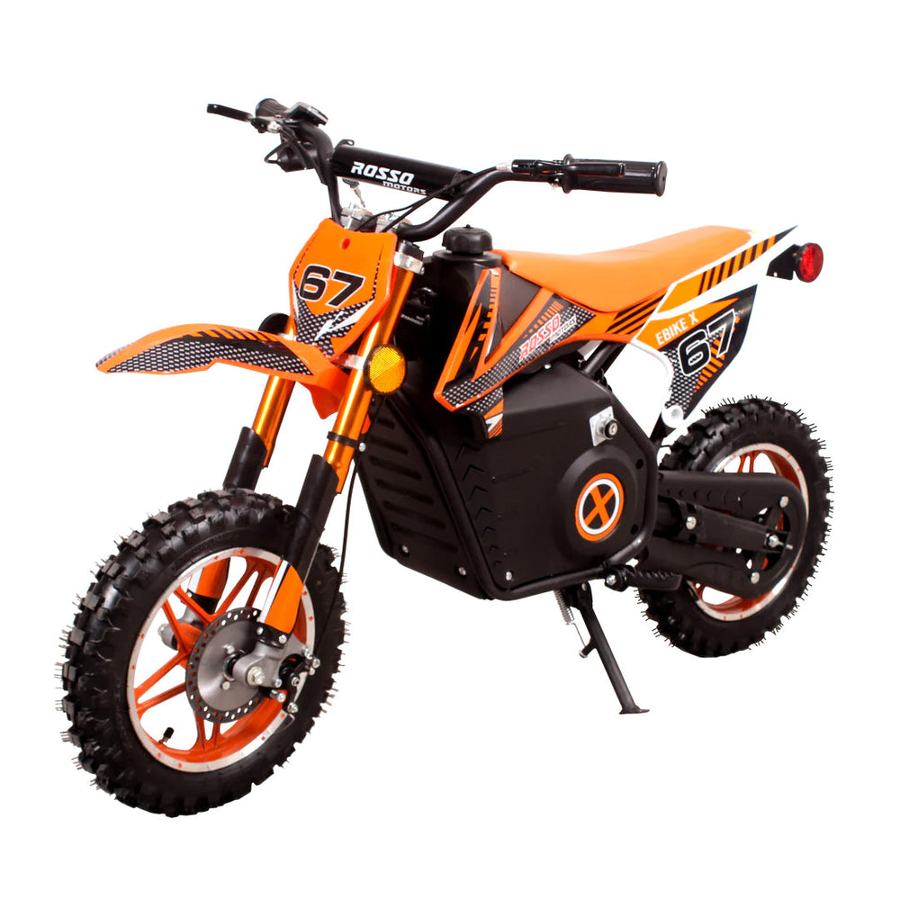 Rosso ebike x kids electric dirt bike blue